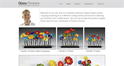 Desktop Screenshot of glassflowers.net